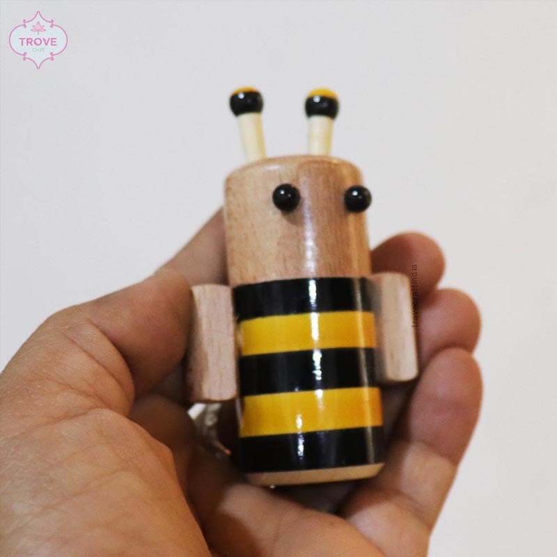 2.5" Fridge Magnets - Set of 4 - Channapatna Animal Theme