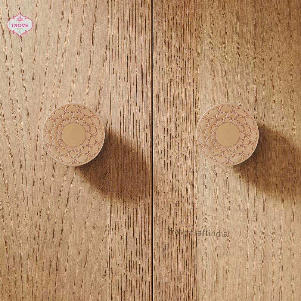 Carved cupboard handles