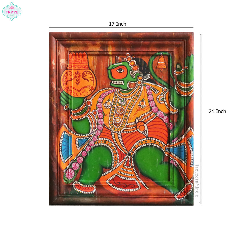 Hanuman Tanjore Style