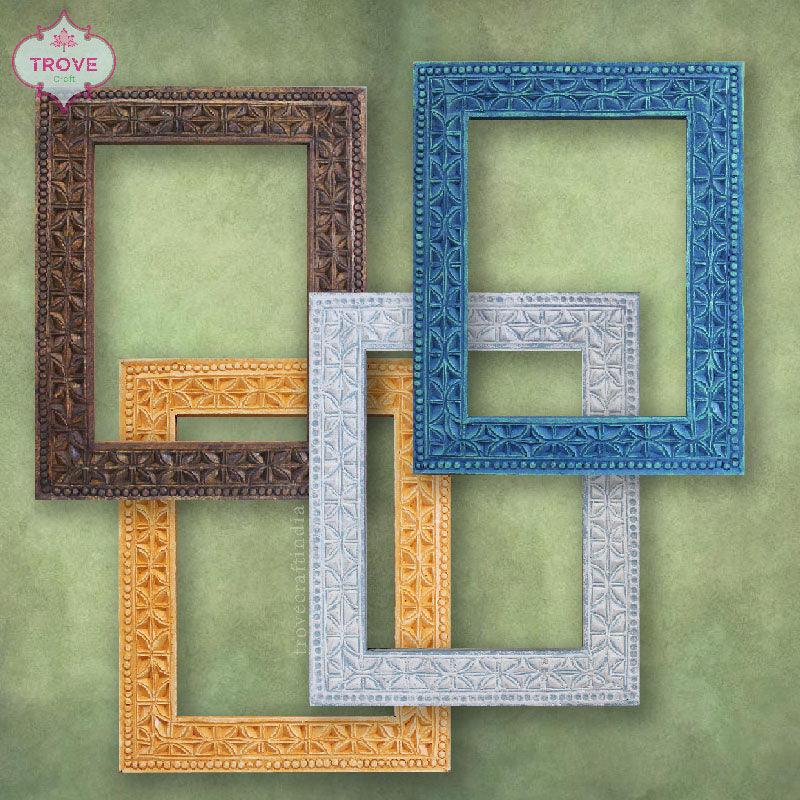 hand-carved picture frame