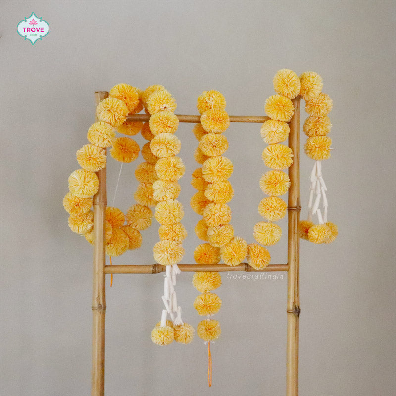 artificial mandir flowers
