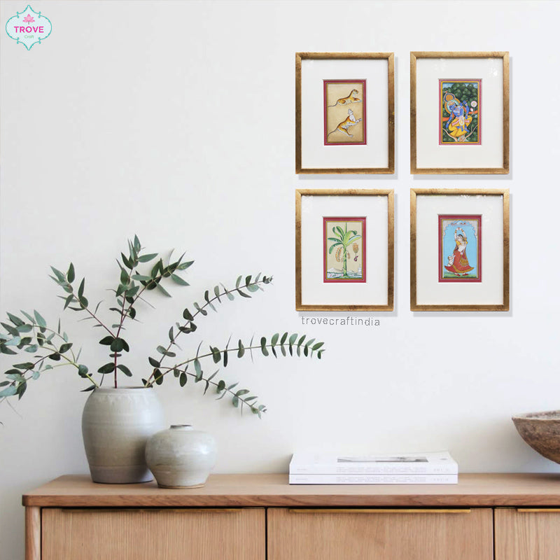 6 x 4 Inch - Miniature Paintings of Rajasthan (Unframed & Framed)