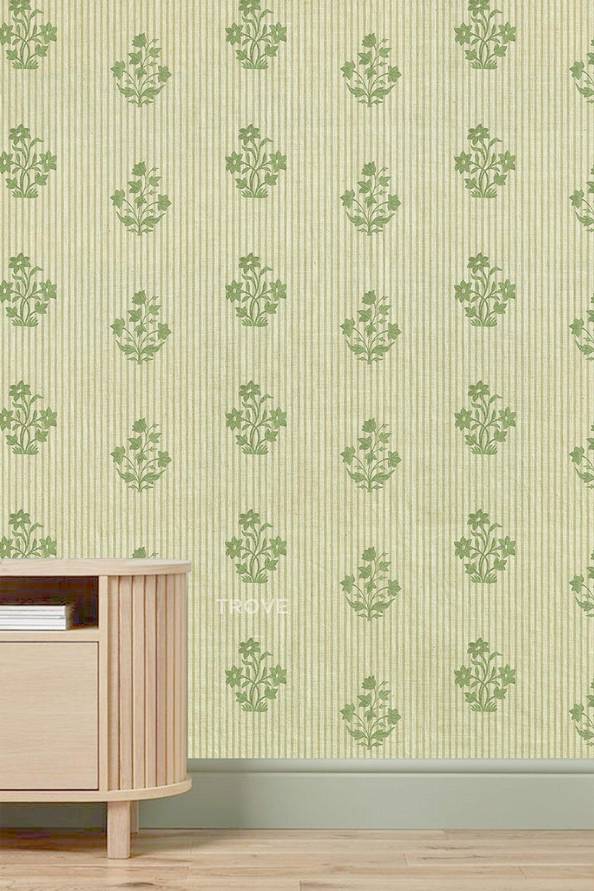 Wall Covering - Mughal Block Printed Motif