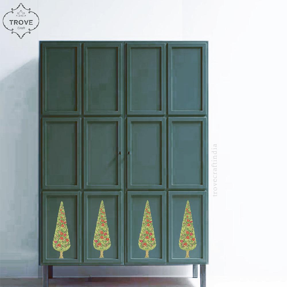 Cypress Tree Wall Decorative Stickers Decal