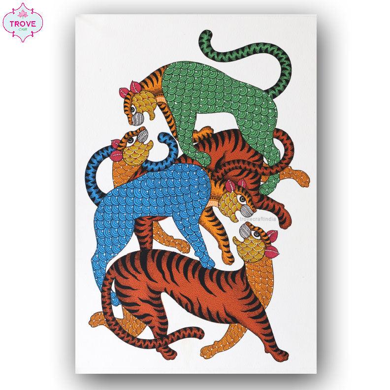 GOND Art Tiger