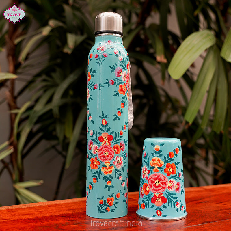 Bottle and glass set