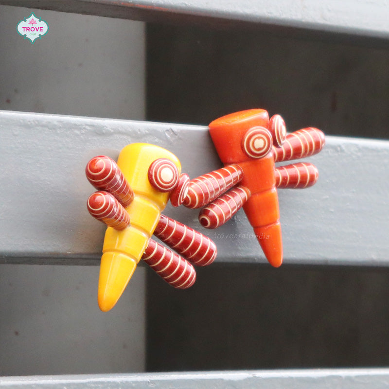 A set of 2 - ChannaPatna Dragon Fly Fridge Magnets