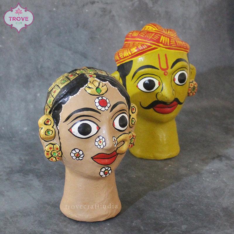 Set of 2 Cherial Bust Figures - Medium