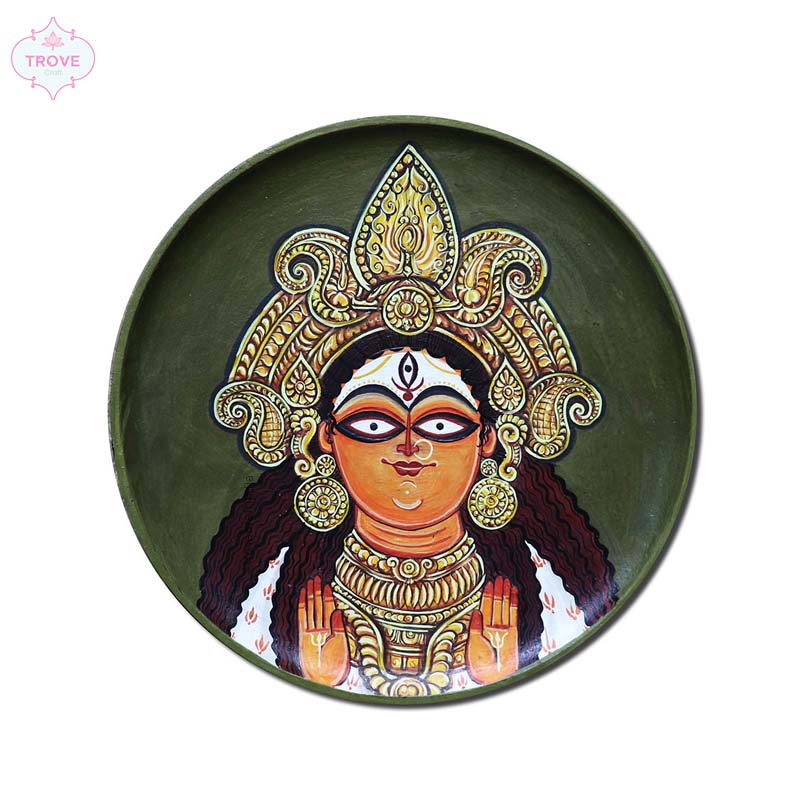 Kalighat Durga Painting