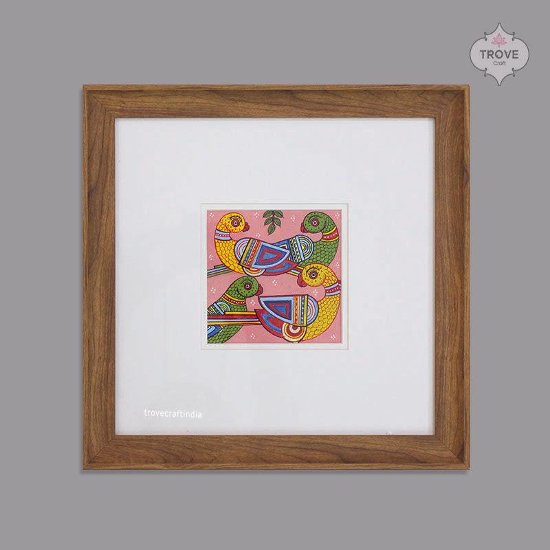 Pattachitra Parrot art