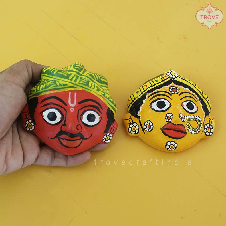 hand-painted mini cherial mask