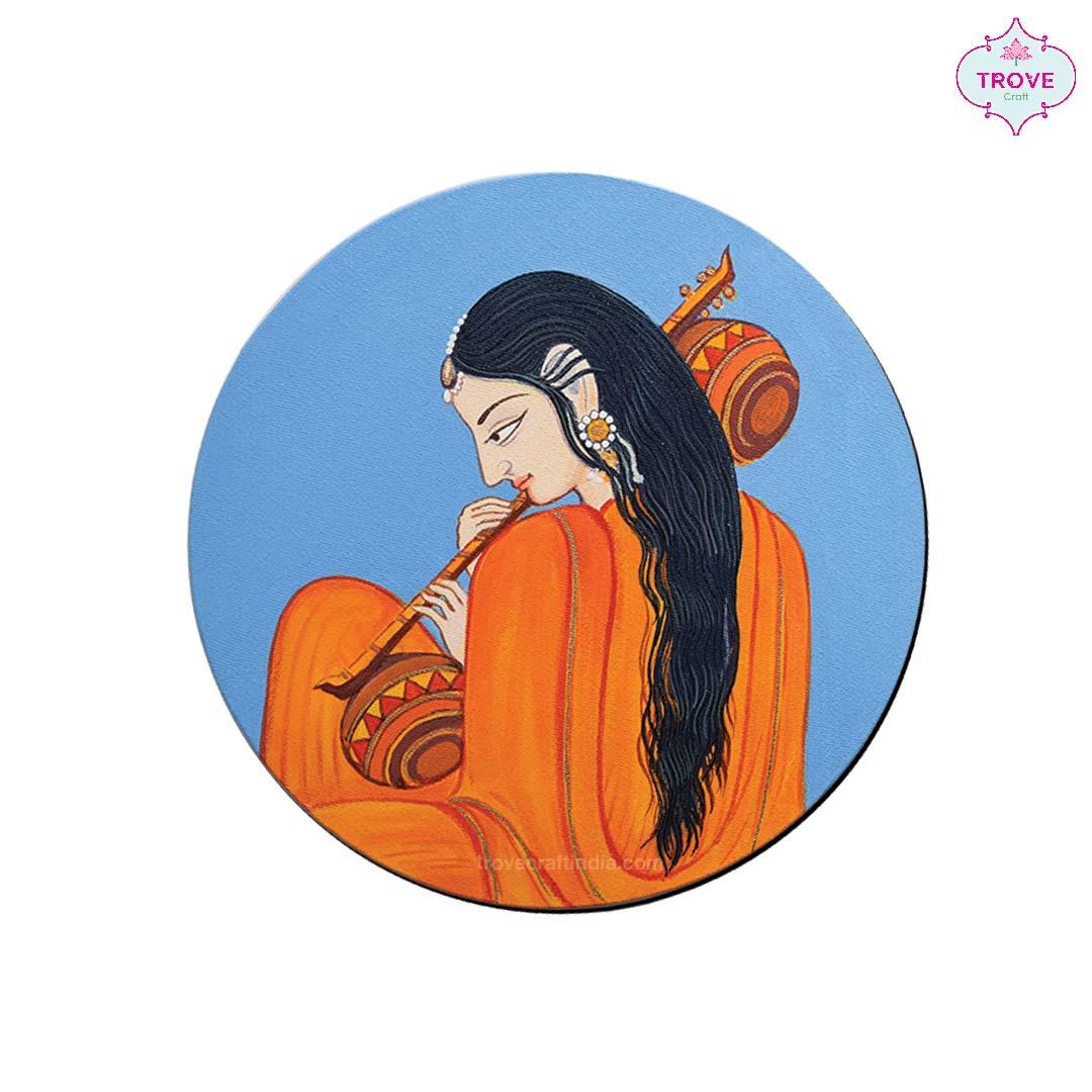 handpainted mirabai wall decor