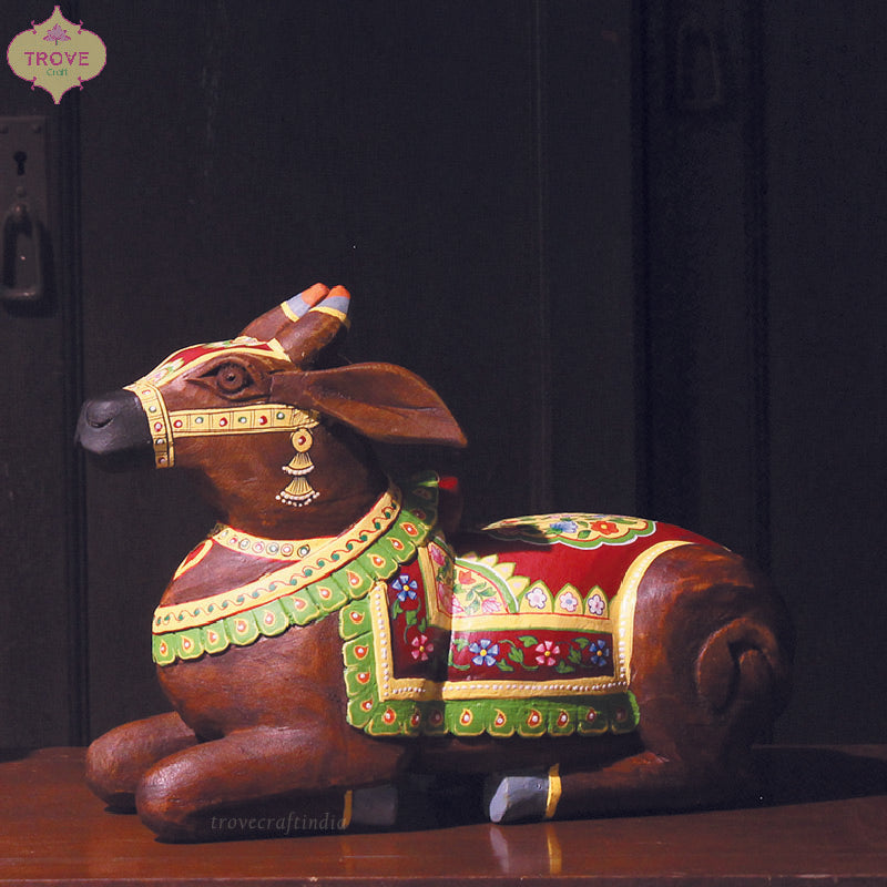 Nandi Statue Painted