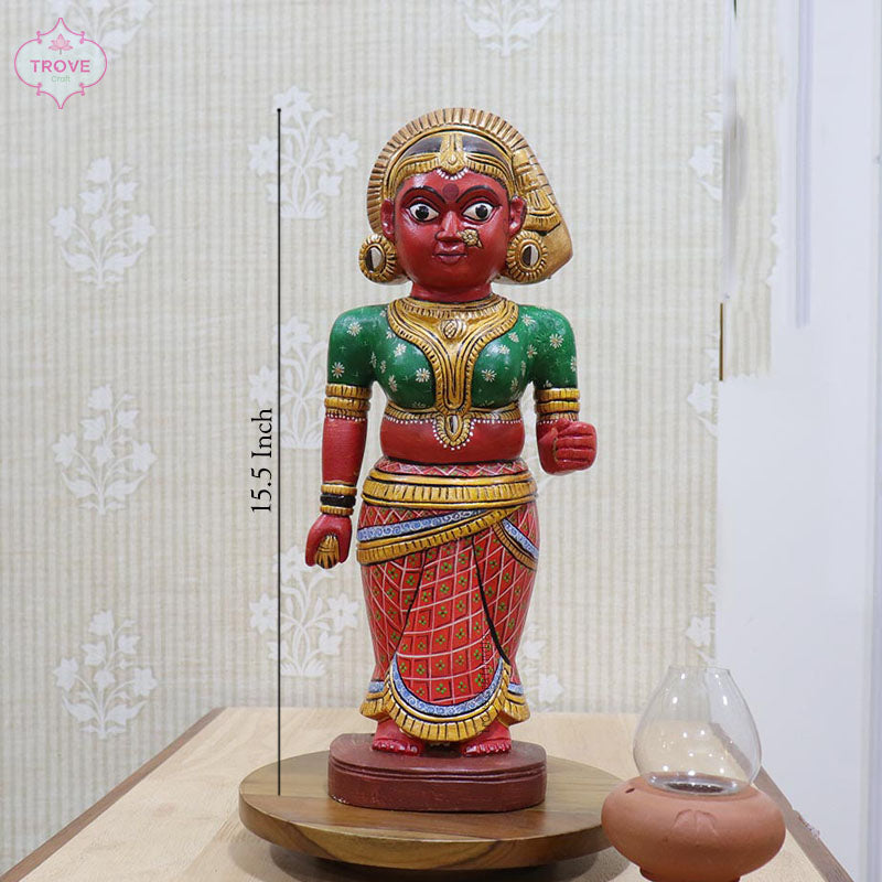 wooden bhuta dolls