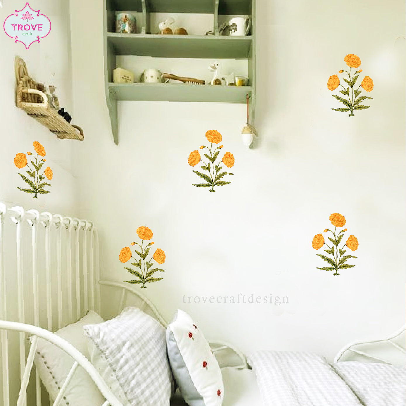 Poppy Floral Decal