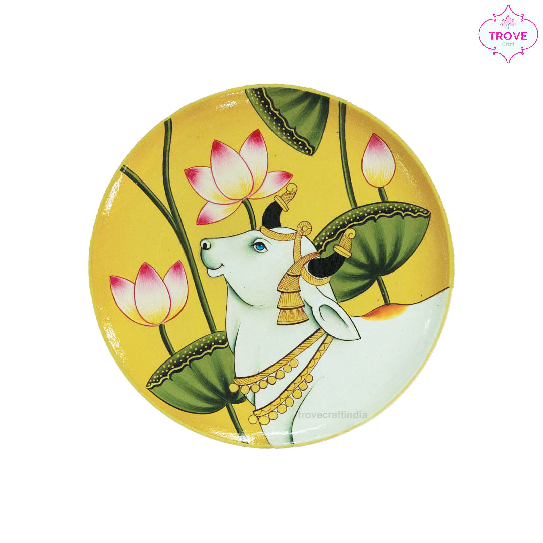 hand-painted decor plate