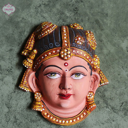 8" x 7" Andal Mask Decor
