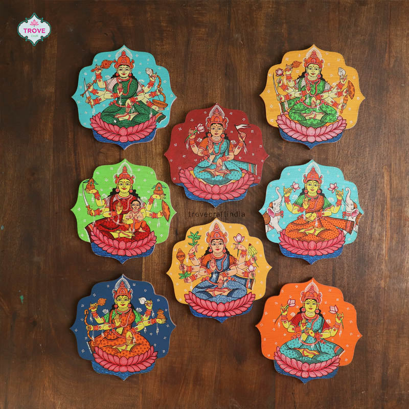ashtalakshmi handpainted