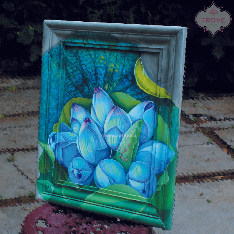 Lotus Bloom Painting