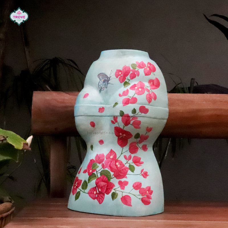 Wooden armour bust