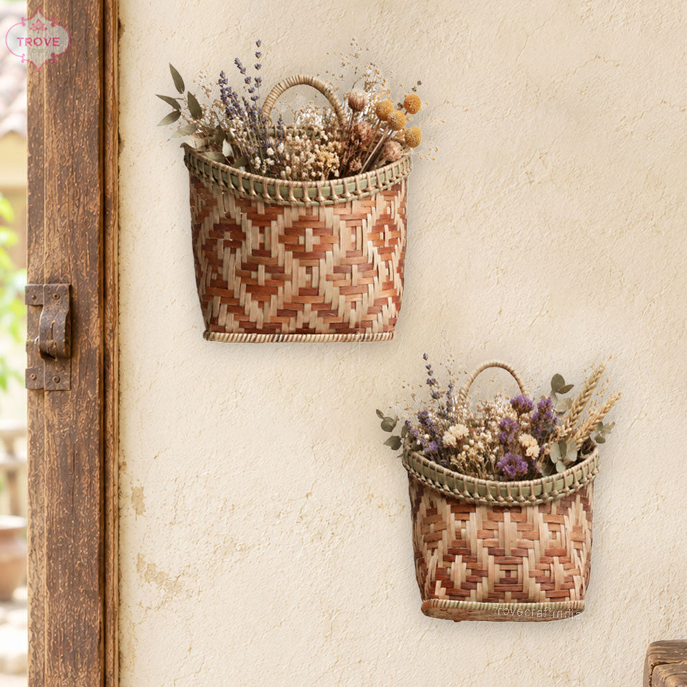 Cane Wall Baskets