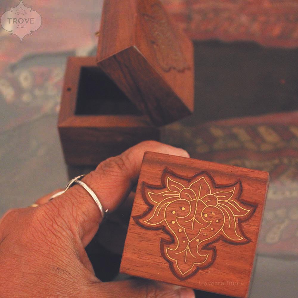 Brass Inlay Box