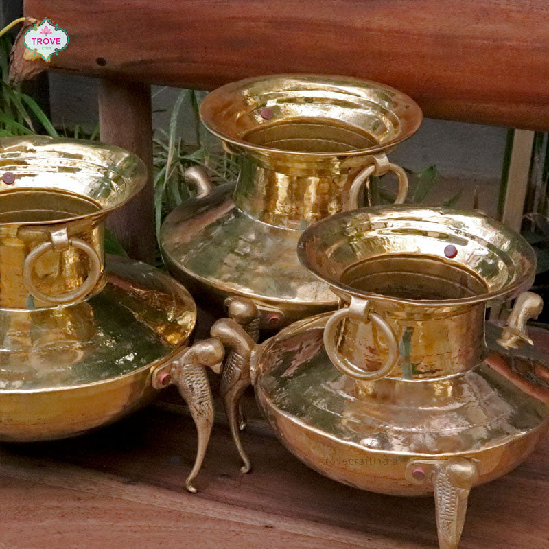 brass planter