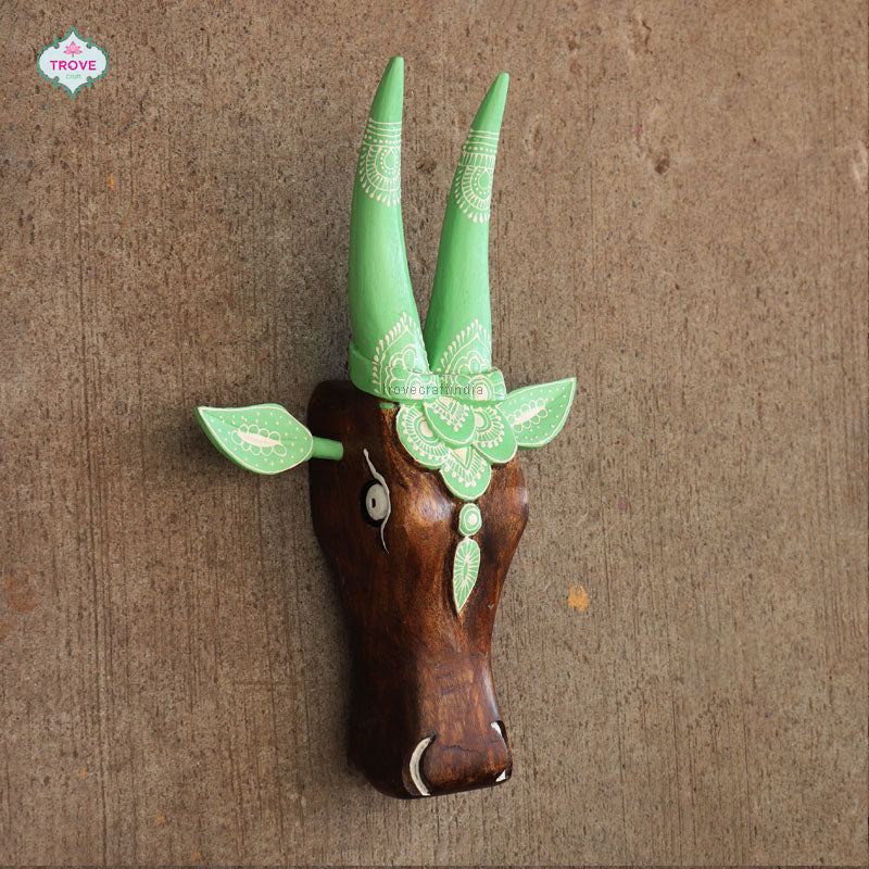 cowhead wooden