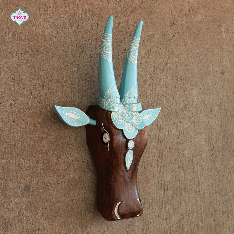 handpainted cow head