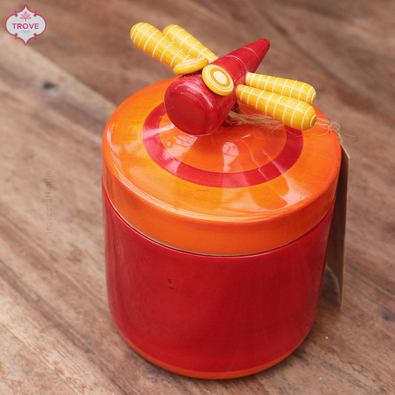 Channapatna Dragon Fly Storage Jars