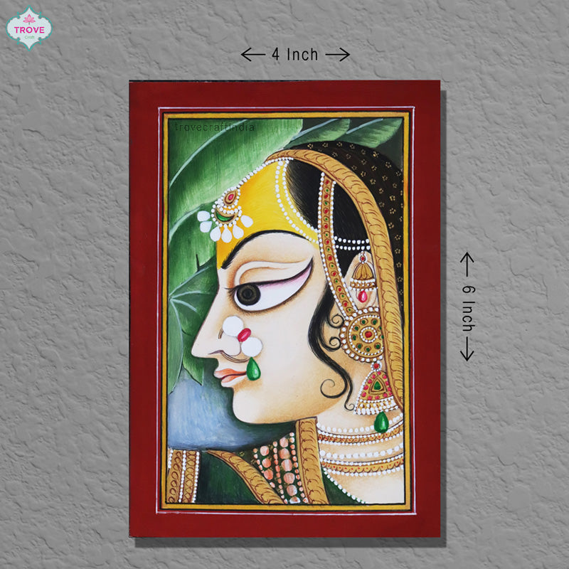 6 x 4 Inch - Miniature Paintings of Rajasthan (Unframed & Framed)