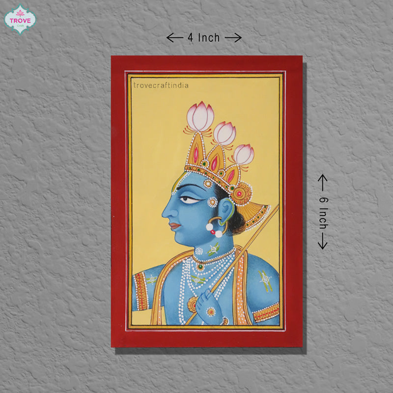 6 x 4 Inch - Miniature Paintings of Rajasthan (Unframed & Framed)