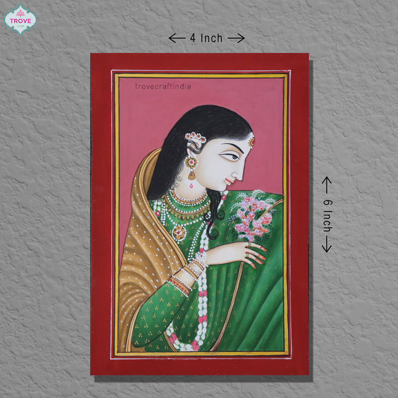 6 x 4 Inch - Miniature Paintings of Rajasthan (Unframed & Framed)