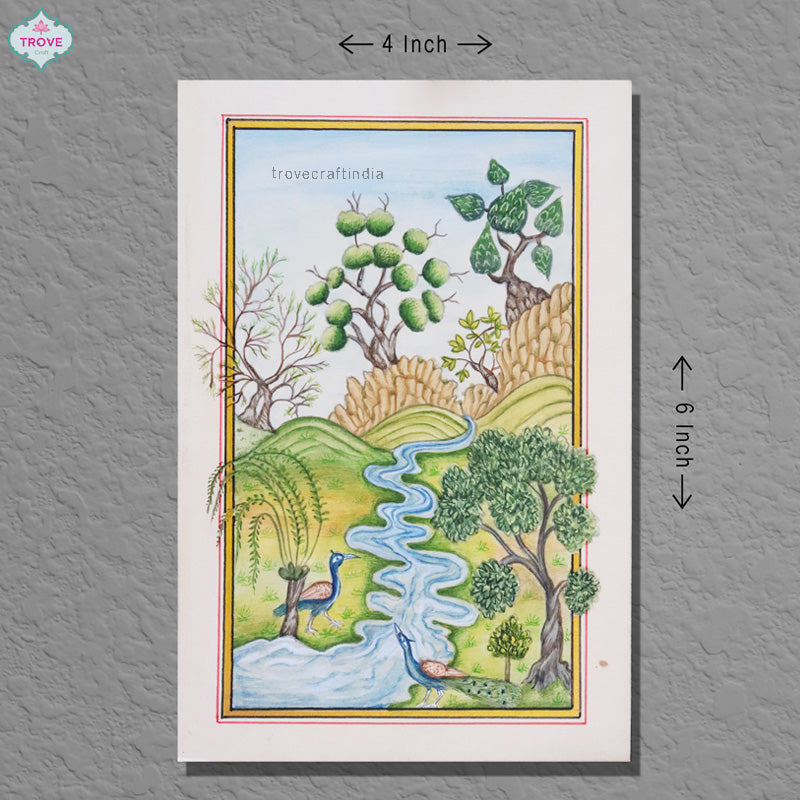 6 x 4 Inch - Miniature Paintings of Rajasthan (Unframed & Framed)