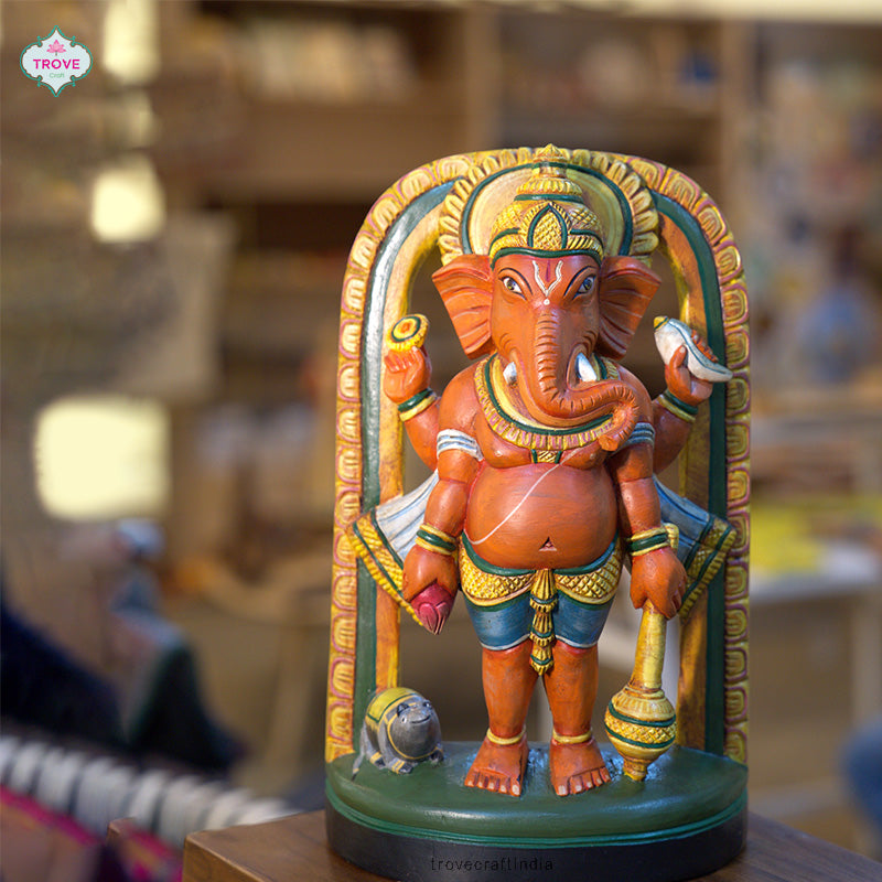 Wooden Ganesha