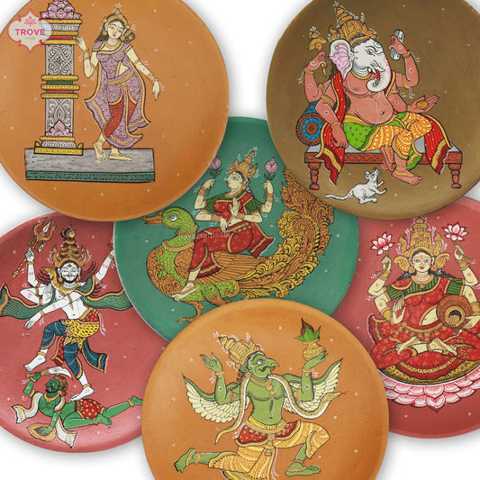 Pattachitra Decor Plates