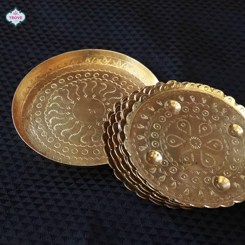 Brass Coasters 