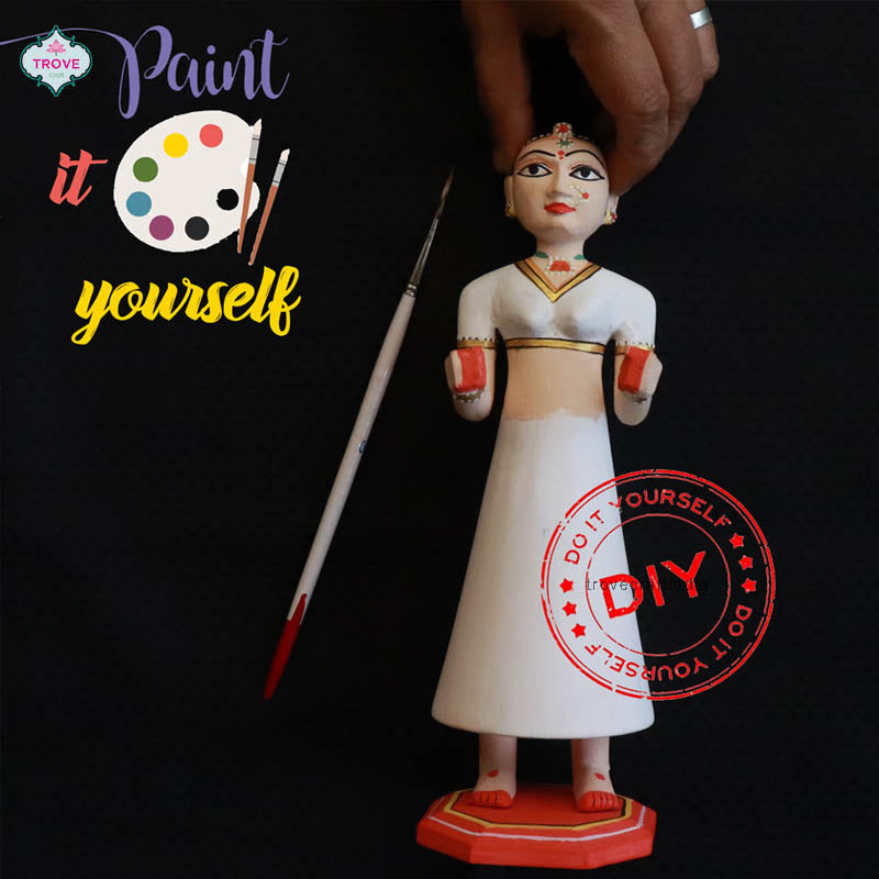 DIY Painting Craft Dolls