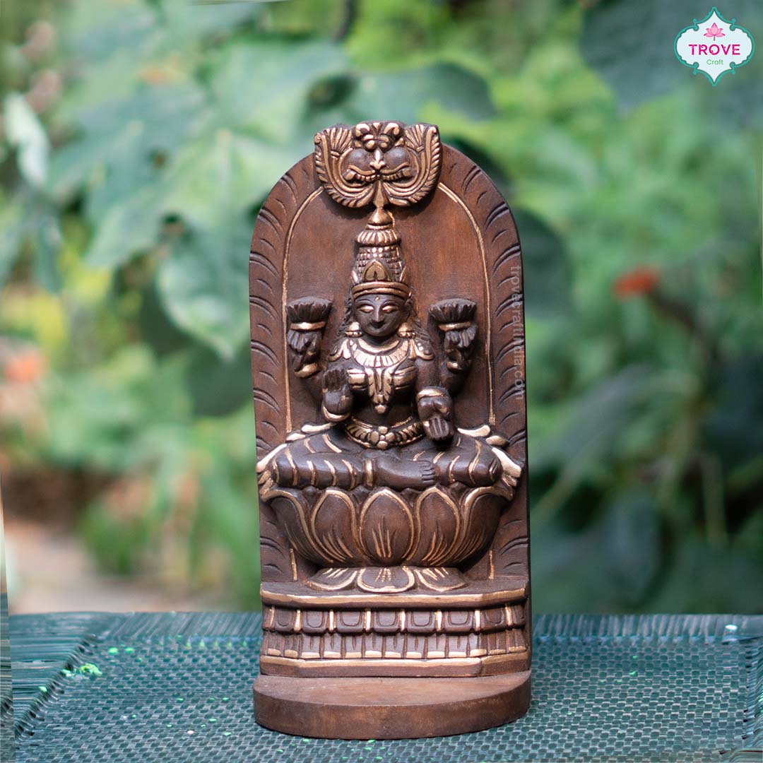 handpainted lakshmi idol