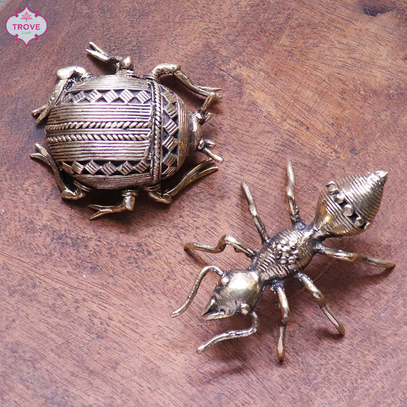 Tiny Creatures Dhokra Metal Decor Sets