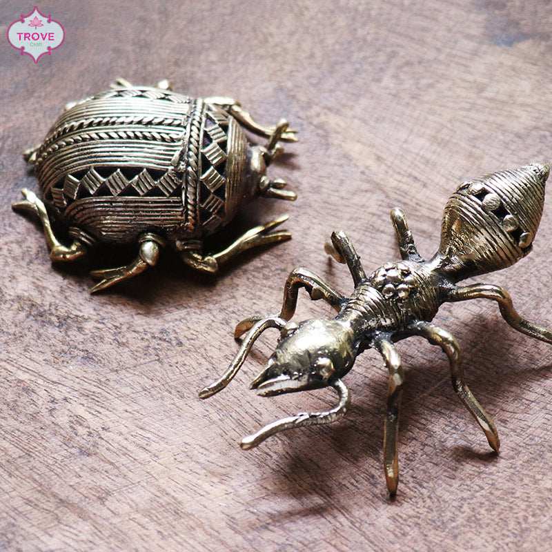 Tiny Creatures Dhokra Metal Decor Sets
