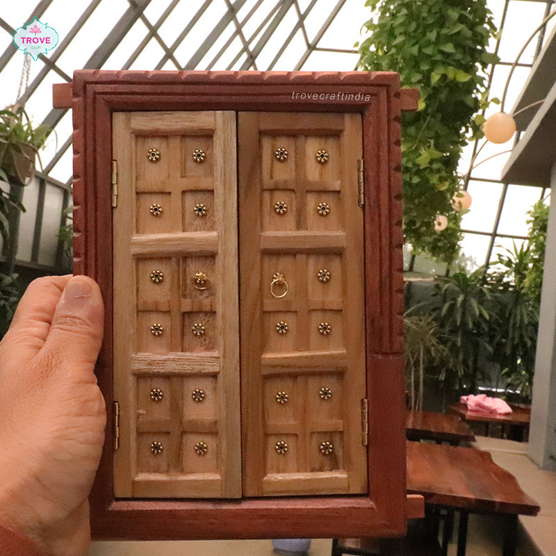 Hand Carved Miniature Rajasthani Door Photo Frame