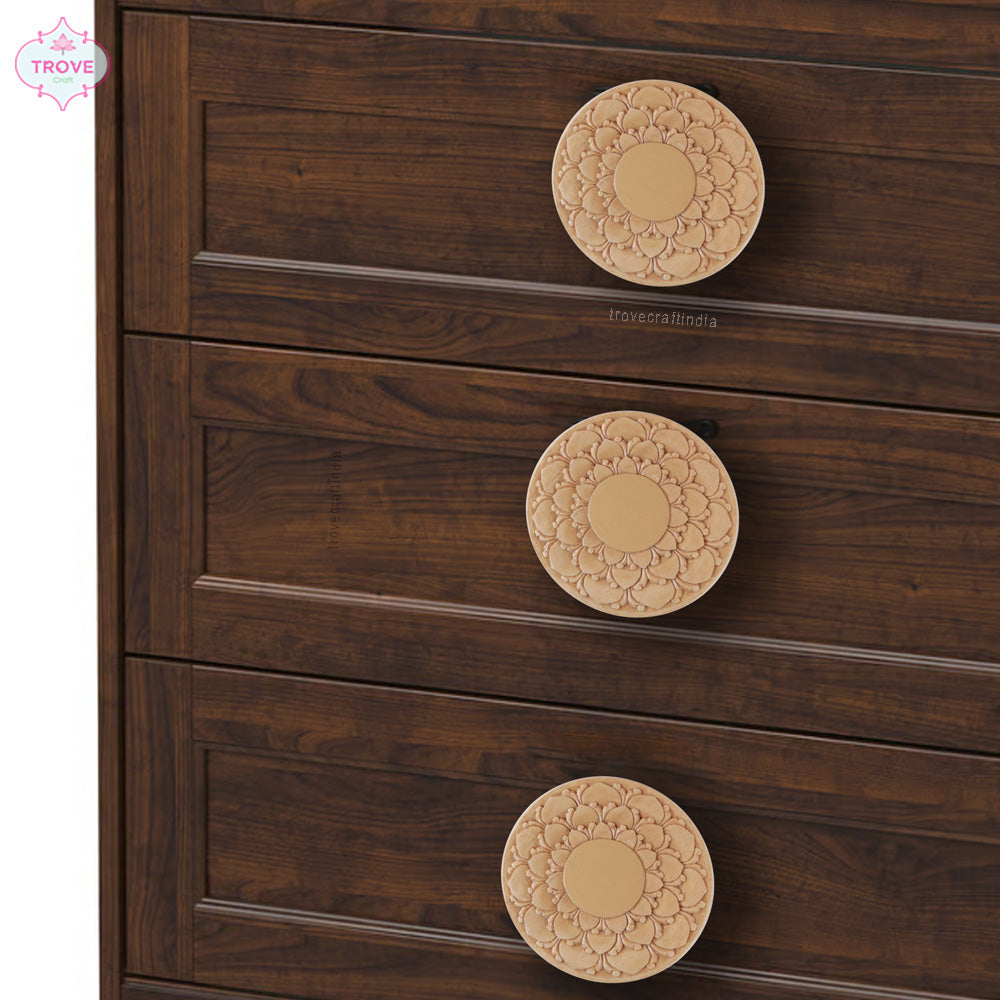 Carved Wooden Knobs