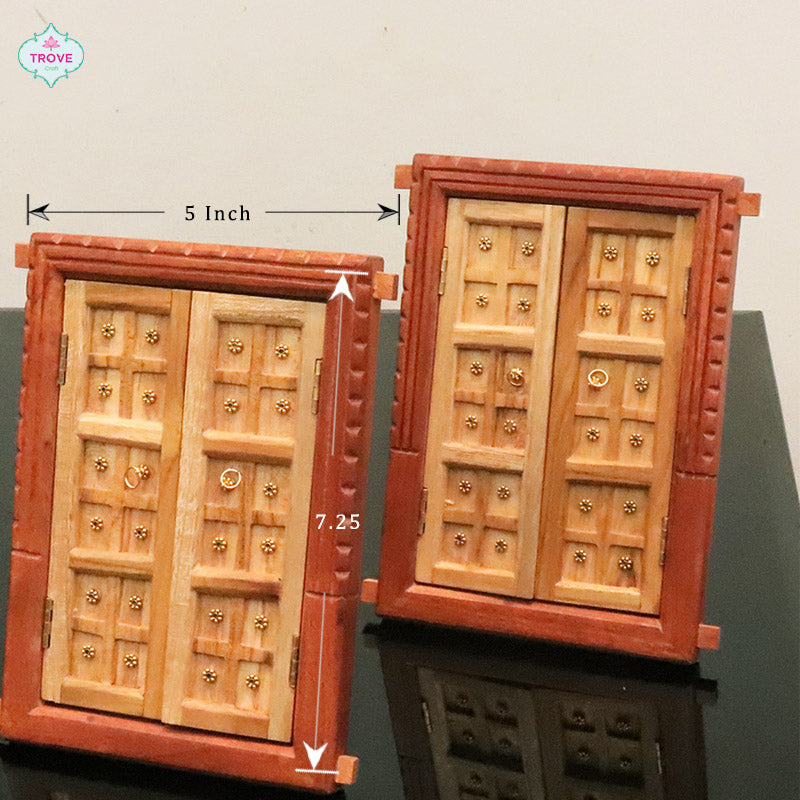 Hand Carved Miniature Rajasthani Door Photo Frame