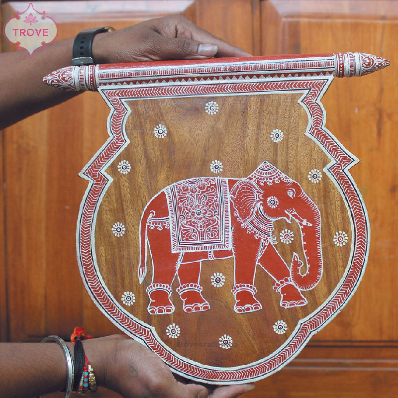 Pattachitra Elephant Decor