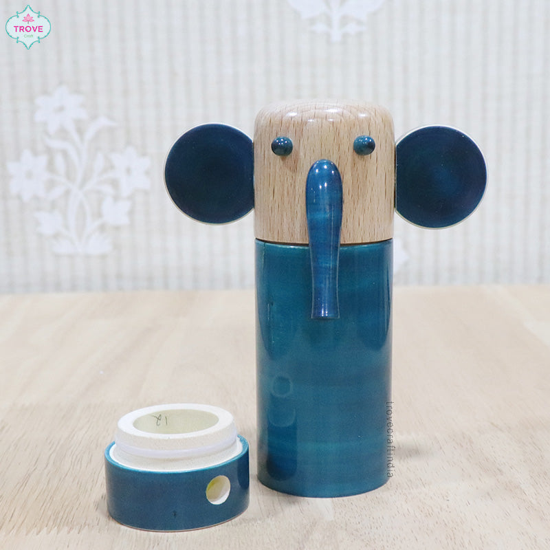 Channapatna animal themed (2-in-1) – Pencil Holder, Sharpener