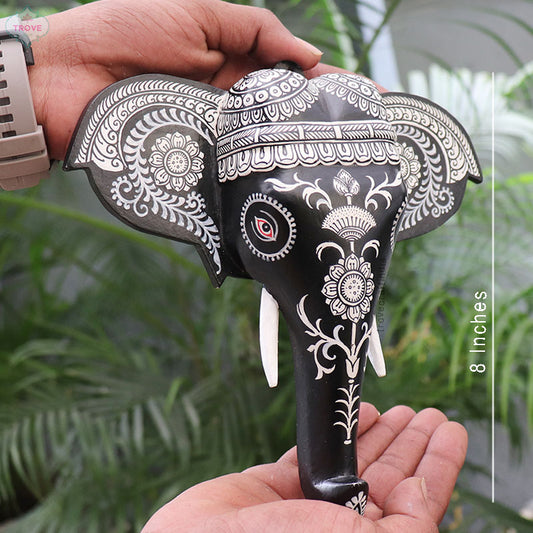 painted elephant decor 
