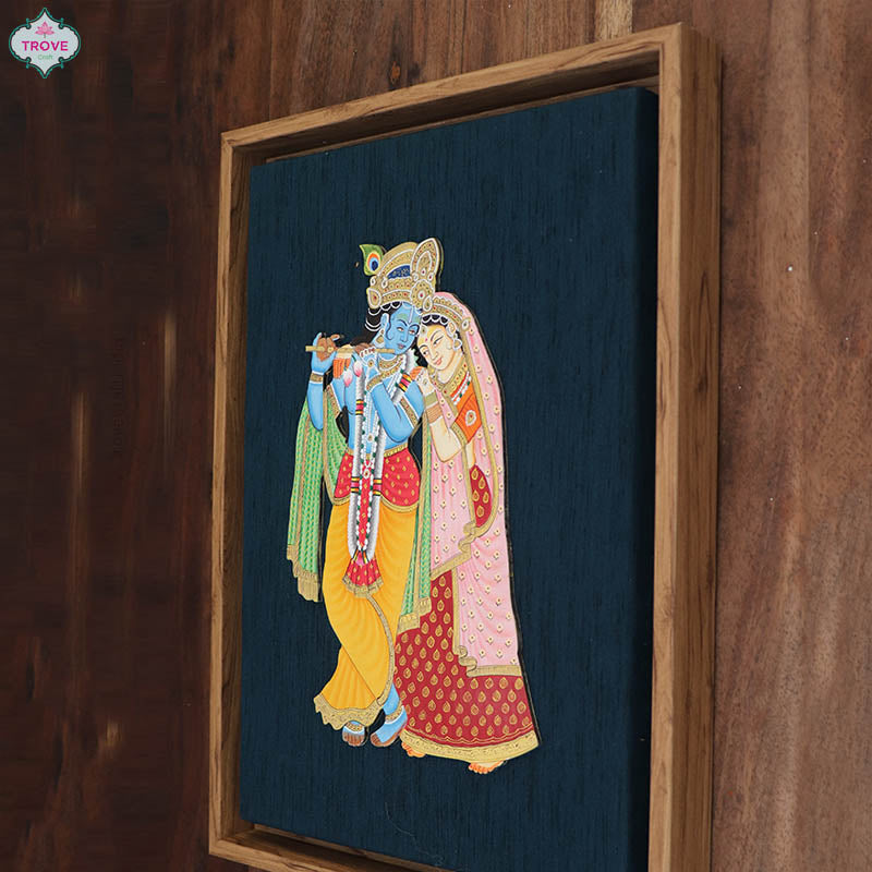 Framed radha krishna