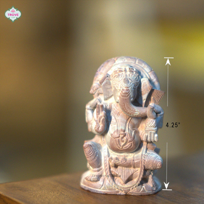4" Hand-carved Stone Desktop Idols