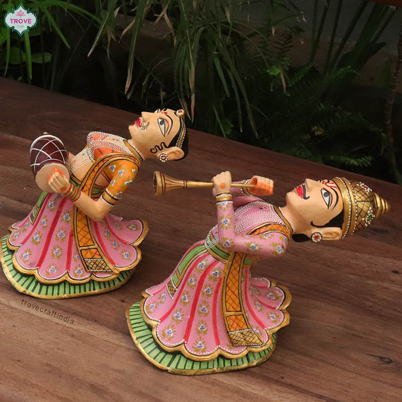 Wall Gangaur Dolls 